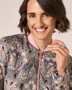 Sommer-Steppjacke mit Print