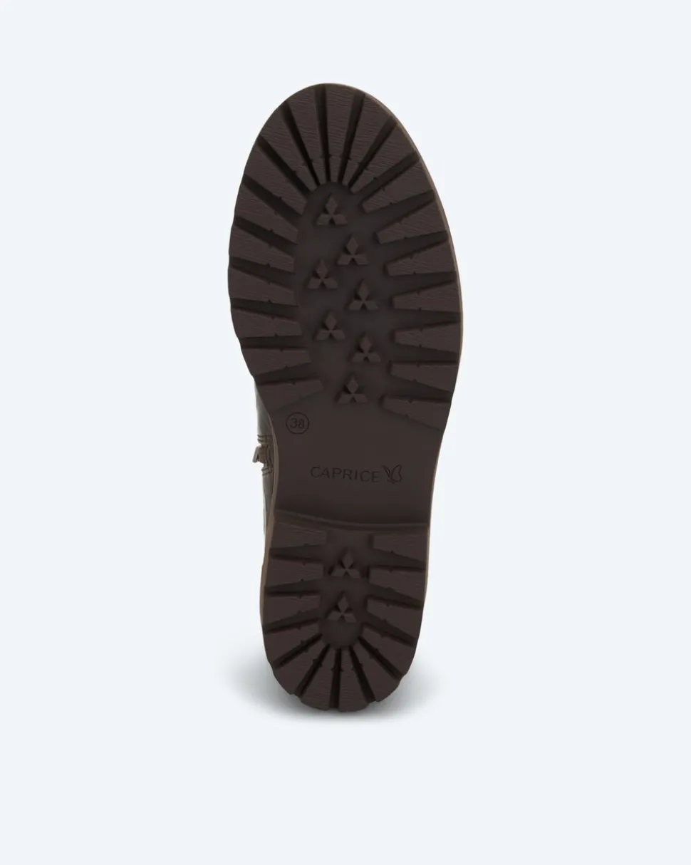 Stiefelette in Krokolack