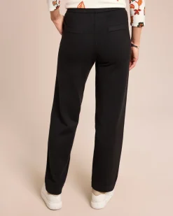 Strickhose mit Strass-Galon-Streifen