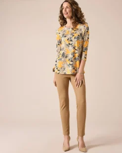 Tunikashirt mit Blumendruck