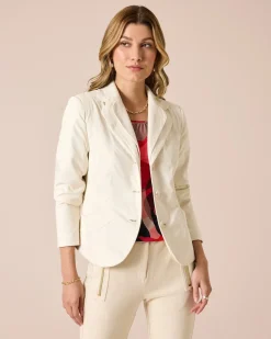 Velourlederimitat Blazer